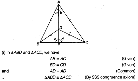 NCERT Solutions for Class 9 Maths Chapter 5 Triangles 5.3 1a